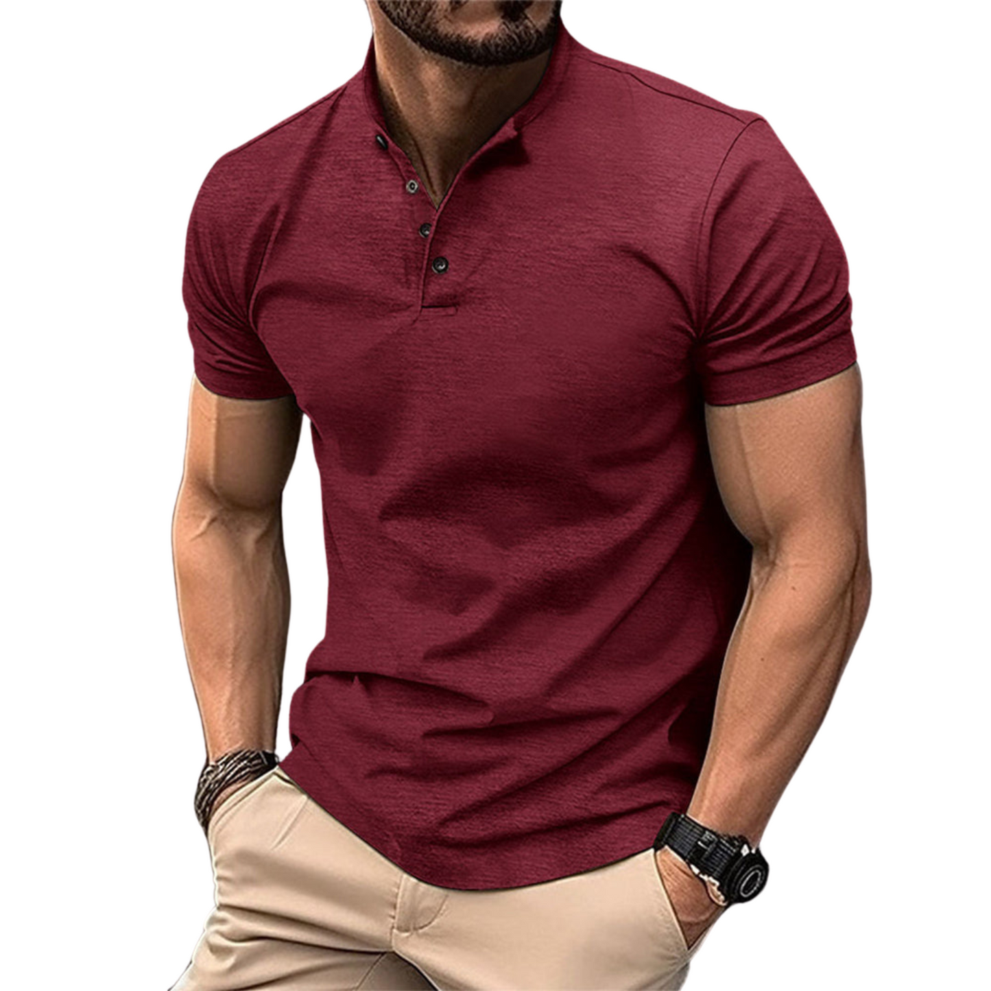 Men's - Polo Shirt - Classic Short Sleeve Style