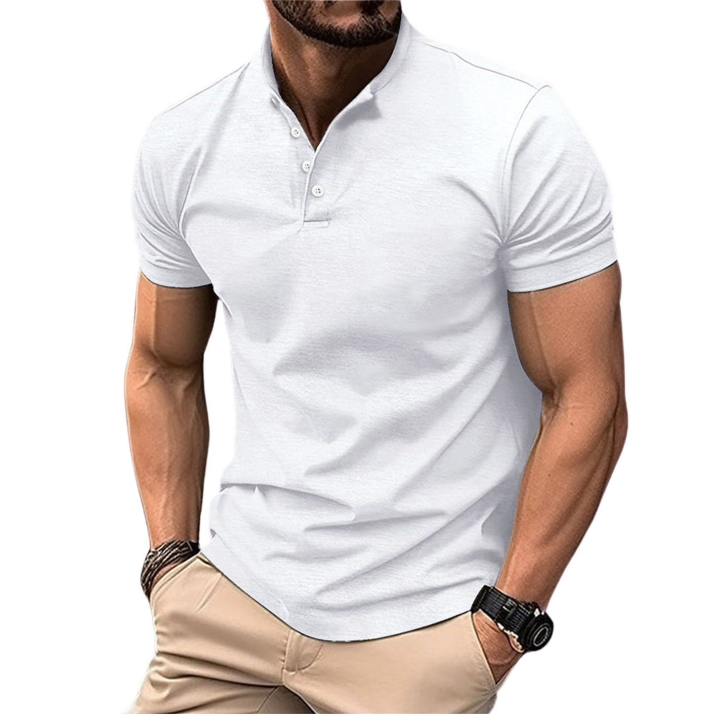 Men's - Polo Shirt - Classic Short Sleeve Style