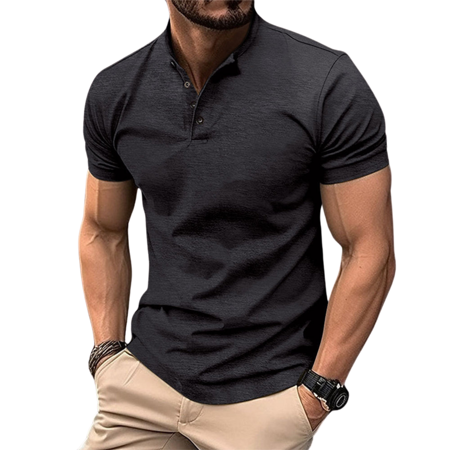 Men's - Polo Shirt - Classic Short Sleeve Style