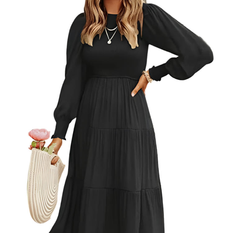 Women's - Trendy Dress - Comfortable Fabric - Stylish Everyday Wear for Any Occasion - Perfect for Every Wardrobe