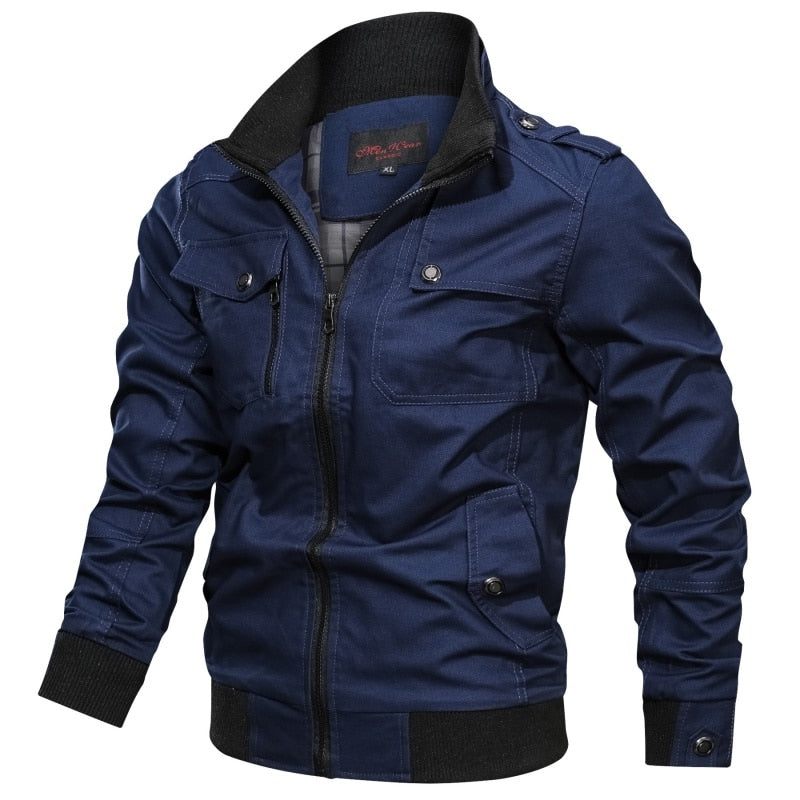 Men - Jacket - Denim Blue - Classic Style