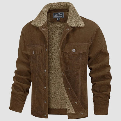 Men's - Corduroy Jacket with Warm Lining