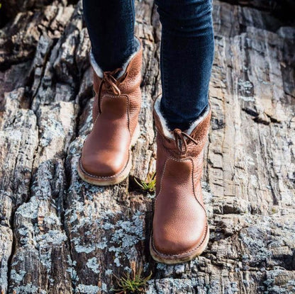 Women's - Winter Boots - Fur-Lined & Waterproof - Stylish Cold Weather Footwear
