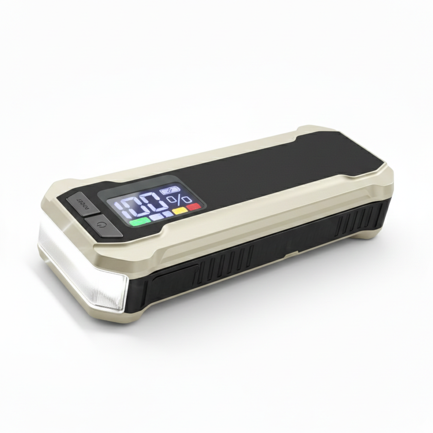 12V Jump Starter with 65W USB-C PD, LCD, and LED Flashlight