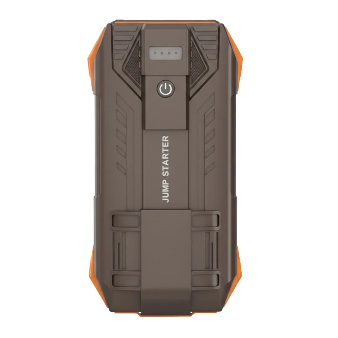 12V Car Jump Starter with Smart Clamps, Dual USB-A Ports