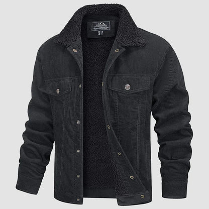 Men's - Corduroy Jacket with Warm Lining