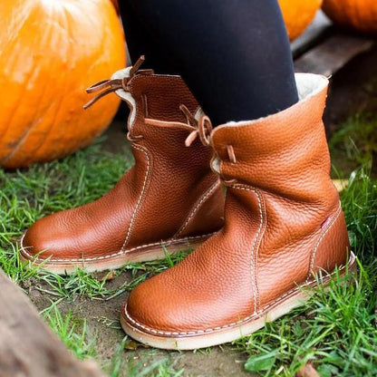 Women's - Winter Boots - Fur-Lined & Waterproof - Stylish Cold Weather Footwear