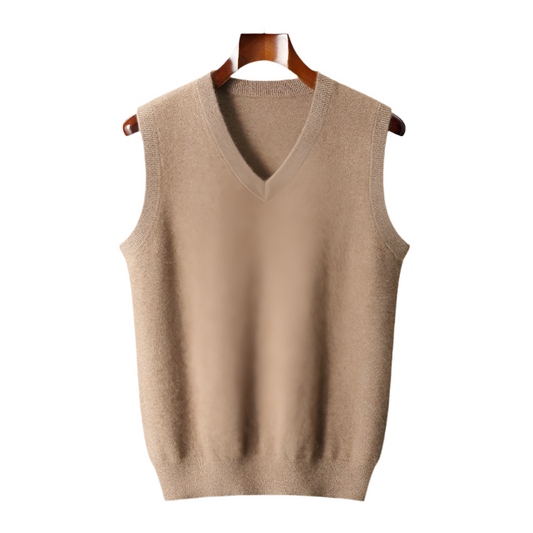 Men's - Wool Vest – Classic Fit, Warm Design – Smart Casual Layering
