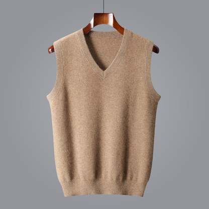 Men's - Wool Vest – Classic Fit, Warm Design – Smart Casual Layering