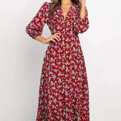 Women's – A-Line Dress – Wrap Look, Flattering Fit
