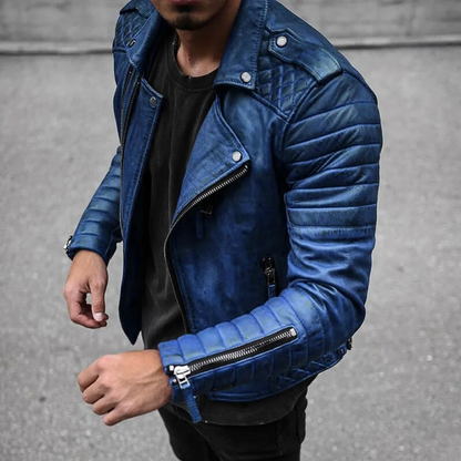 Men's - Waterproof Biker Jacket - Fashionable Style for Every Adventure