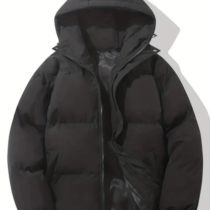 Men's - Winter Puffer Jacket - Warm & Stylish