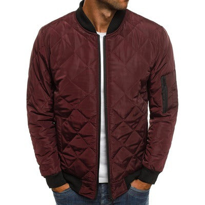 Men's - Bomber Jacket - Quilted Lightweight Fit