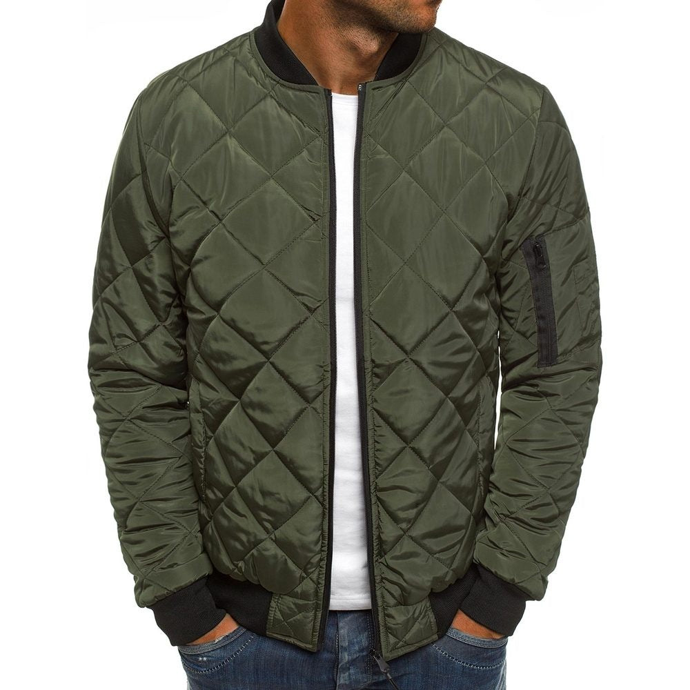 Men's - Bomber Jacket - Quilted Lightweight Fit
