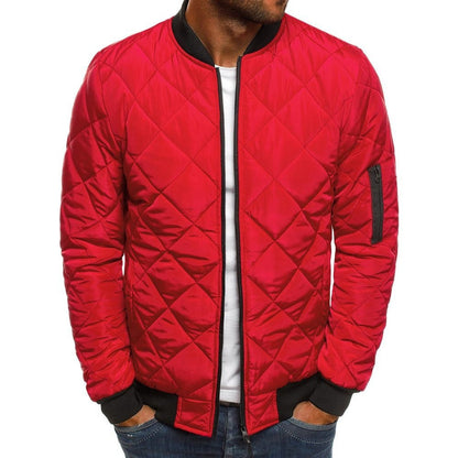 Men's - Bomber Jacket - Quilted Lightweight Fit