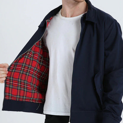 Men's – Harrington Jacket – Lightweight Casual Outerwear – Stylish Design
