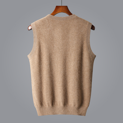 Men's - Wool Vest – Classic Fit, Warm Design – Smart Casual Layering