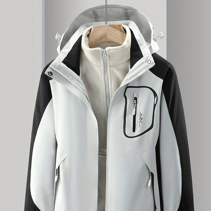 Women's - 3-in-1 Waterproof Jacket - Versatile Protection