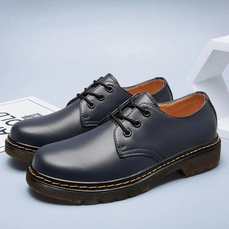 Men's - Oxford Shoes - Smooth Leather - Classic Lace-Up