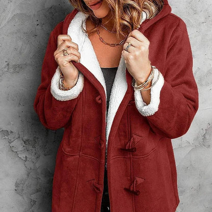 Women's – Hooded Coat – Fleece-Lined – Winter Outerwear