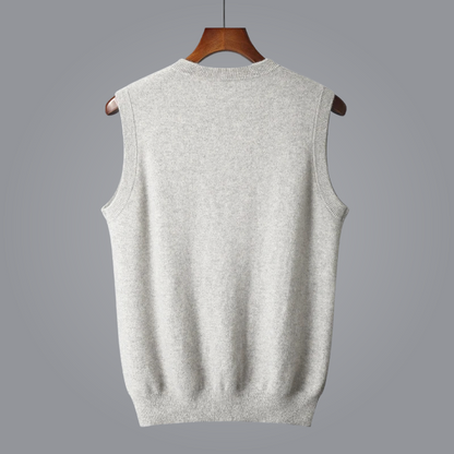 Men's - Wool Vest – Classic Fit, Warm Design – Smart Casual Layering