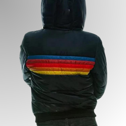 Women's - Puffer Jacket - Waterproof Hooded Colorblock