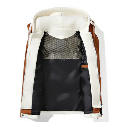 Men's - Soft Shell Hooded Puffer Gilet - Lightweight & Stylish Outerwear
