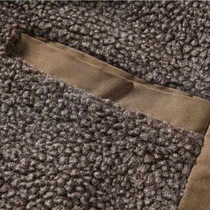 Men's - Jacket - Warm Wool-Lined - Stylish Winter Outerwear for Comfort