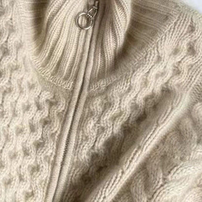Women - Cardigan - Zip-Up - Cosy Knitwear