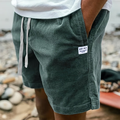 Men's - Corduroy Shorts - Stylish & Comfortable Summer Essential