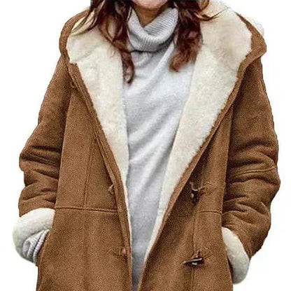 Women's – Hooded Coat – Fleece-Lined – Winter Outerwear
