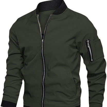 Men's - Stylish Bomber Jacket - 5 Unique Designs - Trendy Outerwear