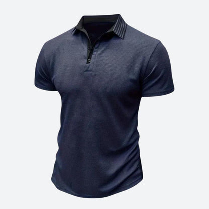 Men's - Stylish Casual Polo Shirt - Breathable Fabric