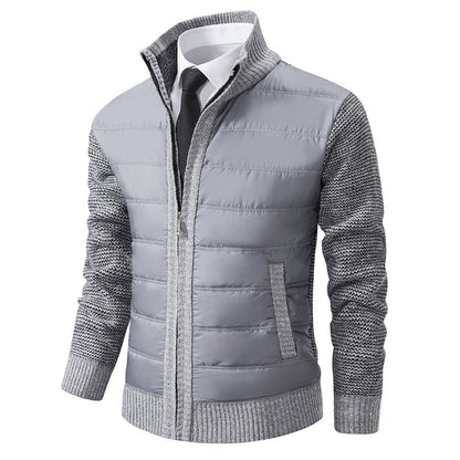Men's - Winter Cardigan - Stylish Zip-Up Knitwear - Cosy & Warm