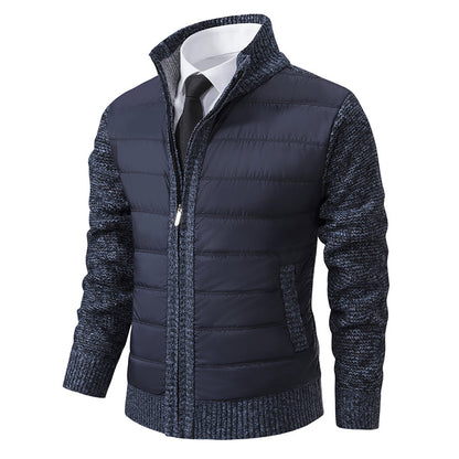 Men's - Winter Cardigan - Stylish Zip-Up Knitwear - Cosy & Warm