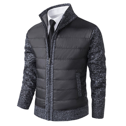 Men's - Winter Cardigan - Stylish Zip-Up Knitwear - Cosy & Warm