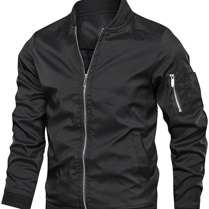 Men's - Stylish Bomber Jacket - 5 Unique Designs - Trendy Outerwear