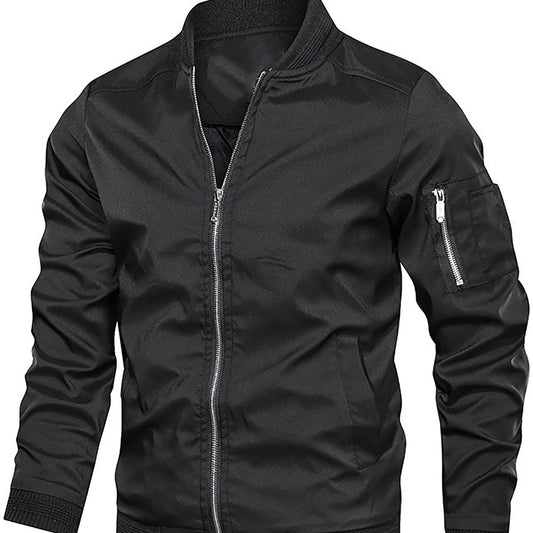 Men's - Stylish Bomber Jacket - 5 Unique Designs - Trendy Outerwear
