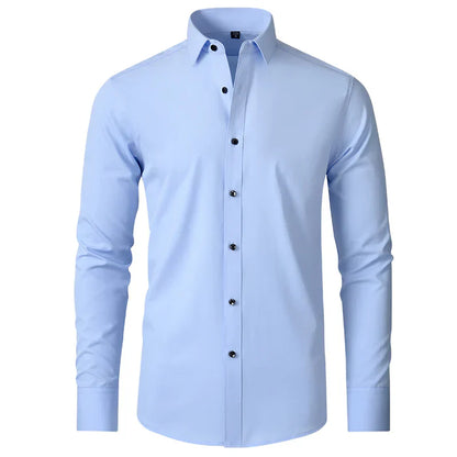 Men's - Wrinkle-Free Button-Down Shirt - Classic Fit