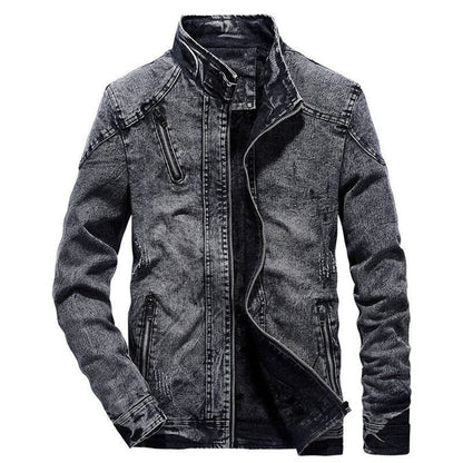 Men - Jacket - Denim - Stand Collar Fit