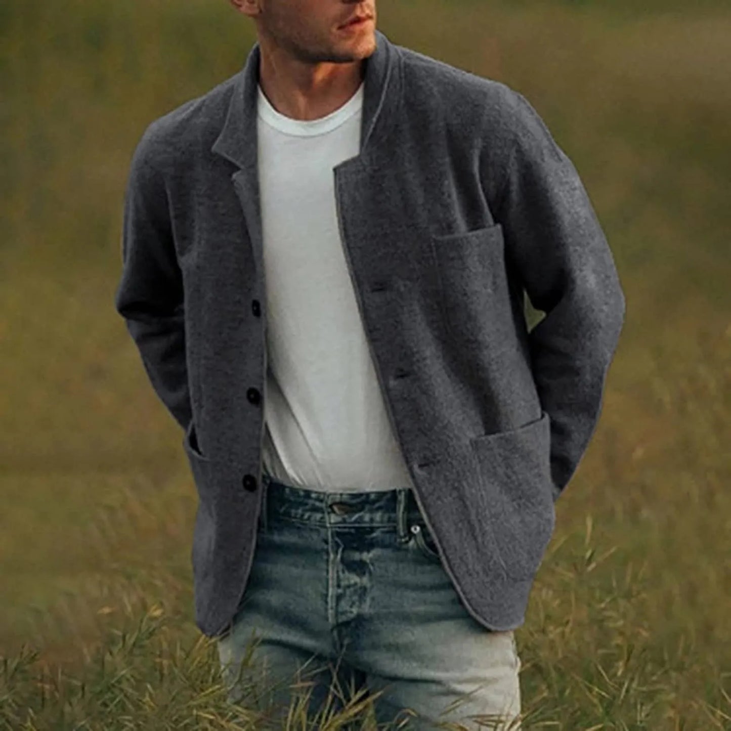 Men's - Casual Blazer - Stylish & Versatile Design