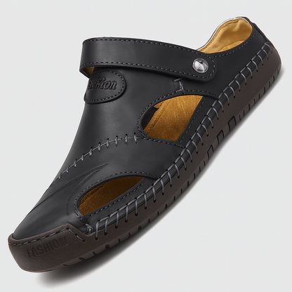 Men's - Comfort Leather Sandals - Summer Style