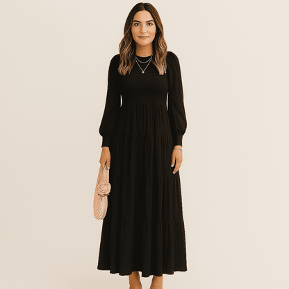 Women's - Trendy Dress - Comfortable Fabric - Stylish Everyday Wear for Any Occasion - Perfect for Every Wardrobe