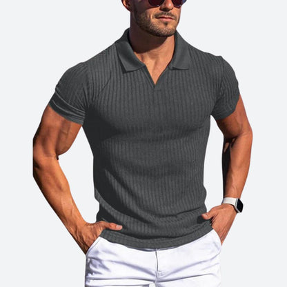 Men's - Tailored Polo Shirt - Stylish & Comfortable