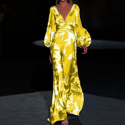 Women's - Summer Floral Dress - Stylish Chic