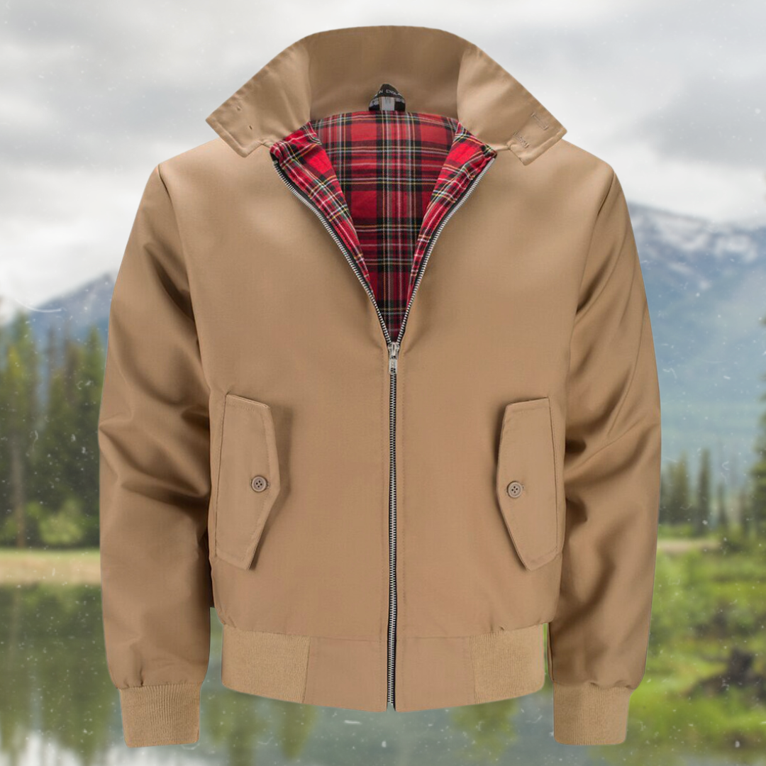 Men's – Harrington Jacket – Lightweight Casual Outerwear – Stylish Design