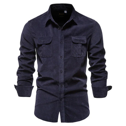 Men's - Classic Corduroy Shirt - Stylish & Comfortable - Timeless Wardrobe Essential