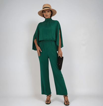 Women's - Chic Summer Jumpsuit - Lightweight Fabric - Versatile & Stylish Design for Effortless Elegance