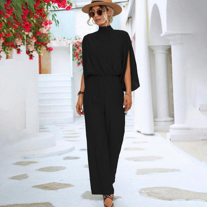 Women's - Chic Summer Jumpsuit - Lightweight Fabric - Versatile & Stylish Design for Effortless Elegance