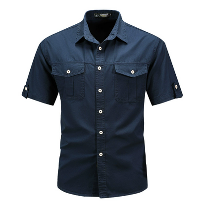 Men's - Durable Cargo Shirt - Lightweight Fabric - Ideal for Outdoor Adventures